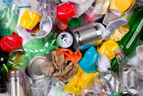 Residents disposing of waste in Bethnalgreen