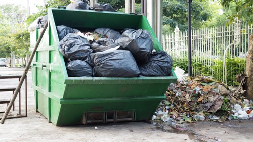 Recycling center in Bethnalgreen